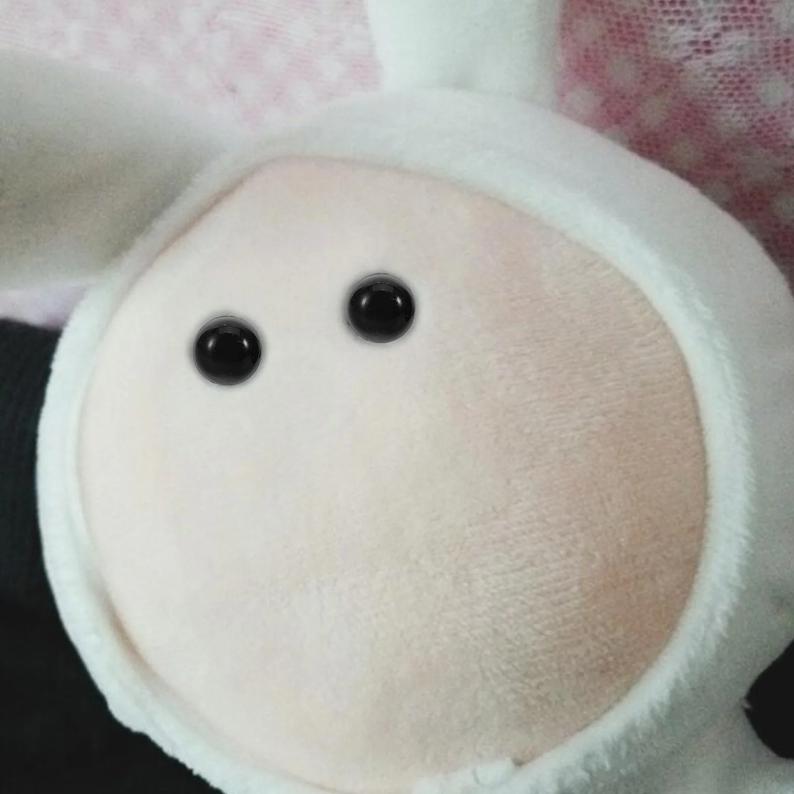 

100Pcs Handmade DIY Eyeballs 10Mm Black Round Glass Eyes for Craft Safety Eye Needle Insertion Stuffed Animal Sewing Crochet