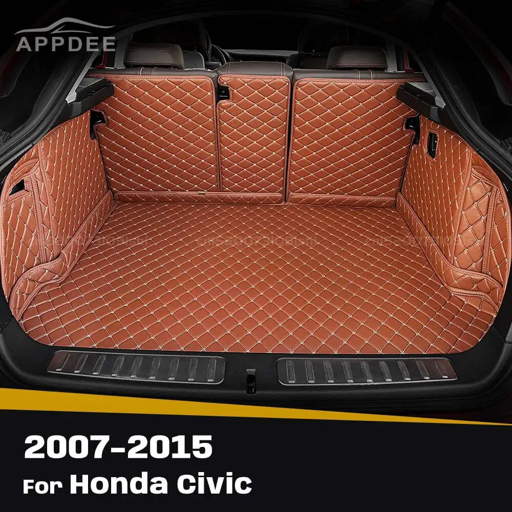 

For Honda Civic 2007-2011 2012-2013 2014-2015 Auto Full Coverage Trunk Mat Car Protective Pad Cargo Liner Interior Accessories
