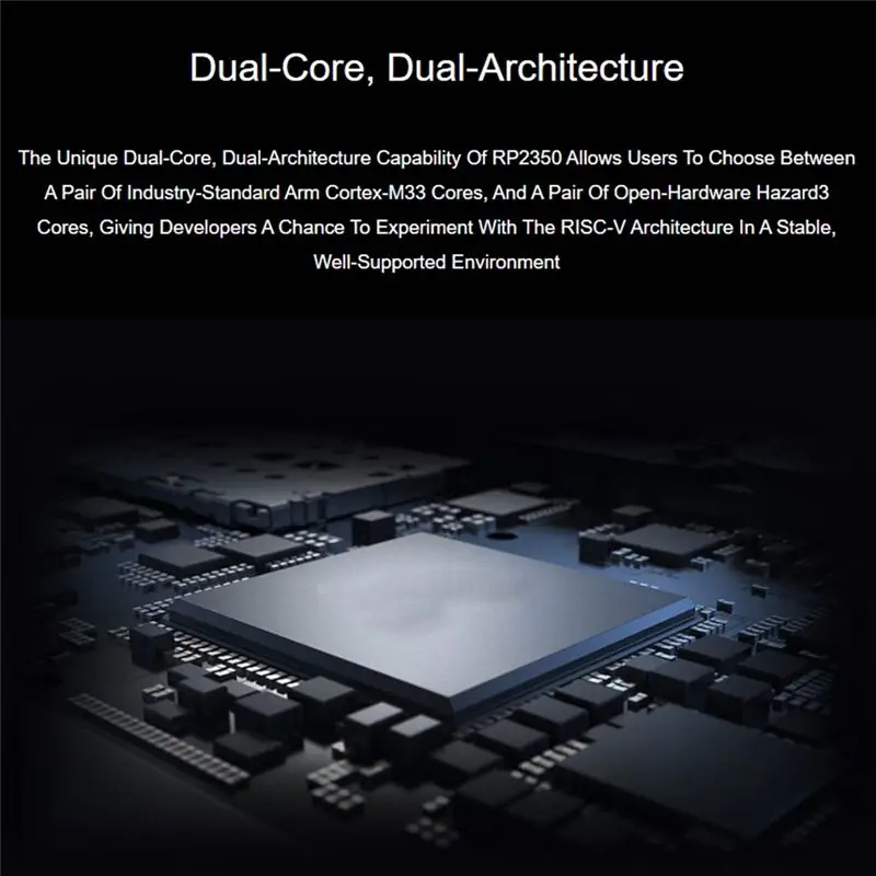 HOT!A72T For Raspberry Pi Pico 2 W Microcontroller Development Board RP2350 Chip Support WIFI Bluetooth, Soldered Header