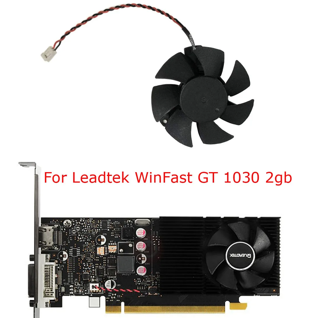 

Graphics Cooler,GPU Video Card Fan,For Leadtek WinFast GT 1030 2gb,For EMTEK XENON GT1030 AXLE 1030 2gb,GA51S2L