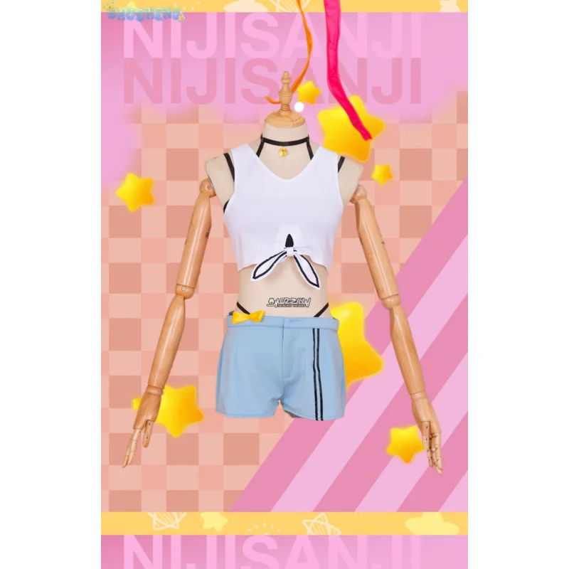 Nijisanji Vtuber Hoshikawa Sara Initial Vêtements pour femmes, Cosplay, Gelcos Game, Anime Party Uniform, Hmatte en Play Role Clothes