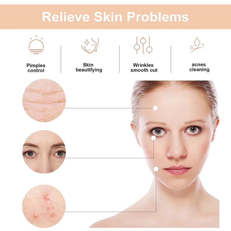 ใหม่สีส้มความถี่สูง Facial Machine Electrotherapy Wand Neon อาร์กอนหลอด Wands อุปกรณ์ Face Skin Care เครื่องมือความงาม Home Use