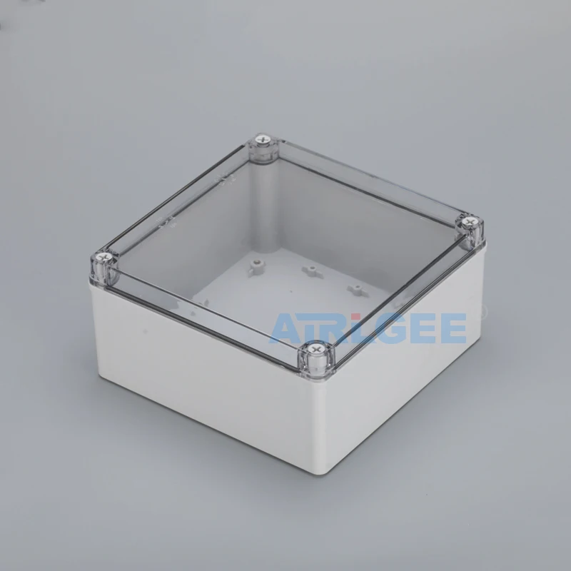 AG Series IP67 Waterproof Junction Box Transparent Cover ABS Plastic Electrical Enclosure Case Outdoor Distribution Box