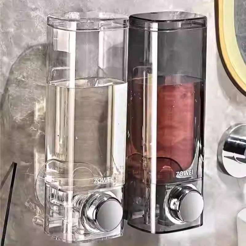 

Design Suppress Soap Dispensers Transparent Quality Modern Simple Soap Dispensers Cheap Wall Mount Jabonera Bathroom Furniture