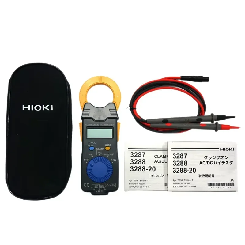 for Hioki 3287 Digital AC DC Clamp Meter Voltage Current Resistance Tester 100A 600V 419.9 Ohm to 41.99 MOhm