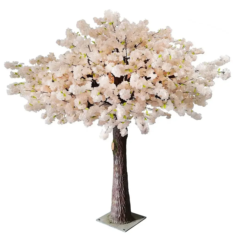 SPYHS7 Árbol de Cerezo Artificial Grande de 3m (10 pies) Rosa, Árbol de Sakura Blanco de 4m, Flor de Cerezo Artificial