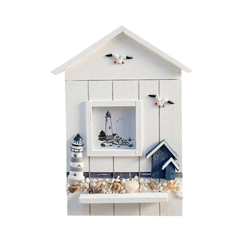 Creative Decoration In The Ocean Key Box Cabinet Wall Hanging Key Storage Box
