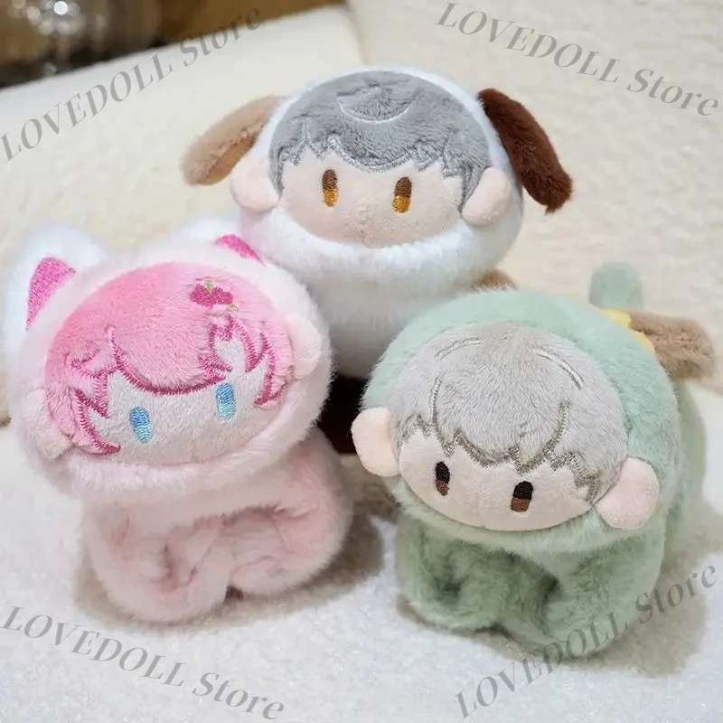 

Anime Love and Deepspace Scrunchie Wristband Cute Plush Doll Bracelet Rafayel Aster Zayne Sylus Game Accessories Toy Gift