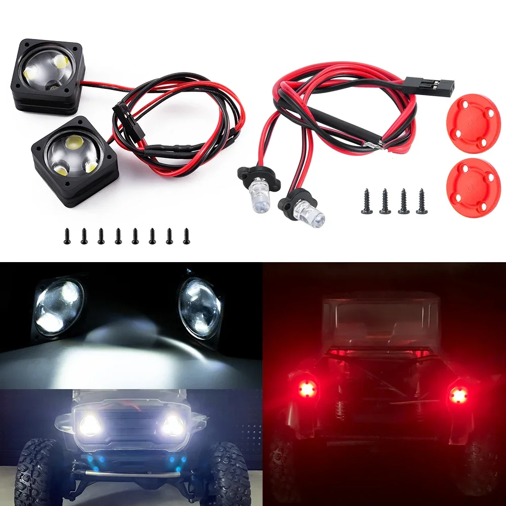 AXSPEED RC Auto LED Licht Scheinwerfer Rücklicht für Vanquish Produkte VS4-10 Phoenix VPS09007 1/10 RC Crawler Auto Upgrade Teile