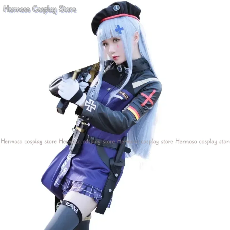 HK416 Cosplay Costume For Halloween Christmas Festival Full set Wig Bag Party Comic Con Anime Game Unforms