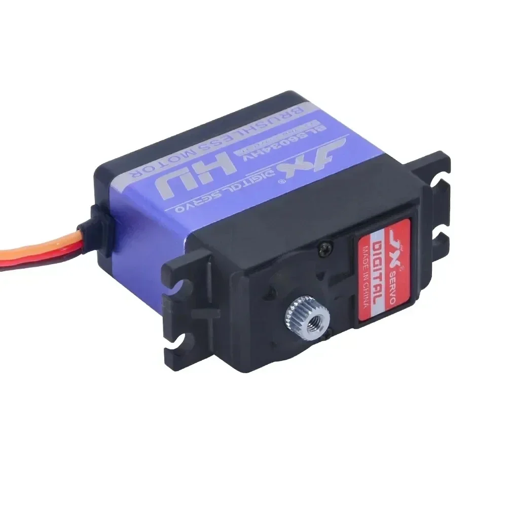 JX Digital Brushless Servo, Metal Gear, BLS6028HV, 28kg, 7.4V, HV, RC Carros de Esteira Barco Robô Avião Helicóptero, 1:8 1:10