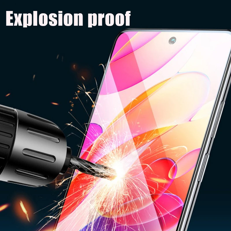 3Pcs Protective Glass For Xiaomi Redmi Note 8 9 10 Pro 8T 9S 9T 10S Screen Protector For Redmi Note 13 12 11 Pro 5G 11S glass