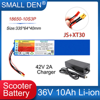 36V 10Ah 10S3P 18650 Lithium Battery Pack For Xiaoni Mijia M365 Electric two wheelers/Tricycle/moped/scooter etc+42V 2A charger