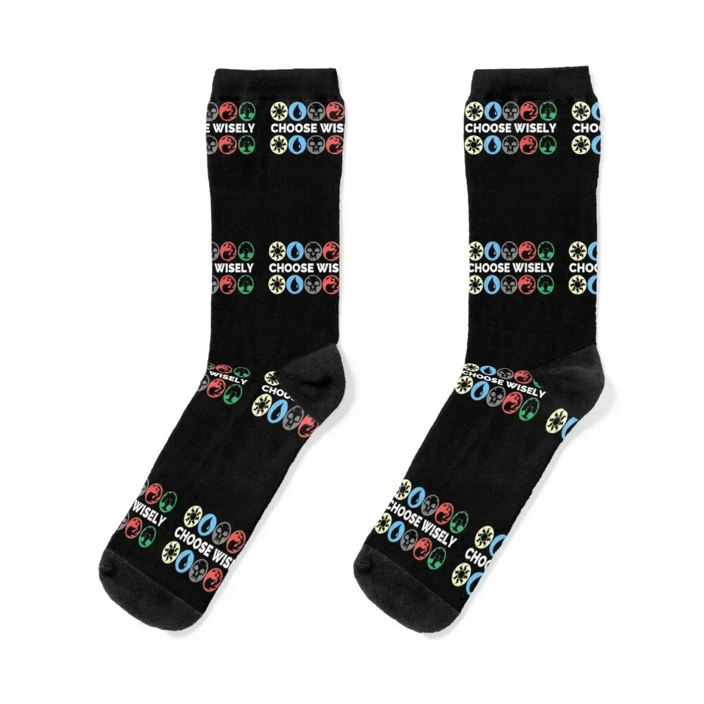 

Mana Symbols Magic the Gathering Socks new year cute Wholesale Christmas Socks Male Women's
