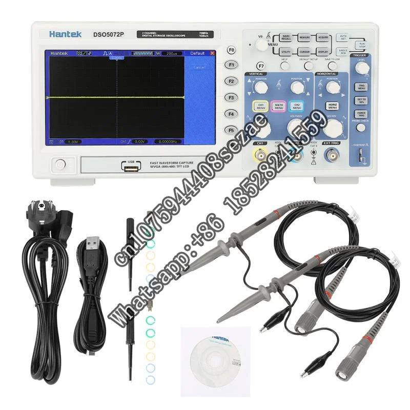 

Usb Digital Oscilloscope Dso5072p 70mhz 2 Channels 1gsa/s Length 24k