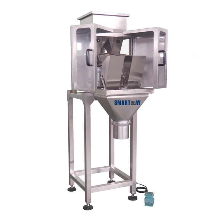 Muti-function 4 head linear weigher packing machine 1 kg nuts grain coffee beans packaging machine