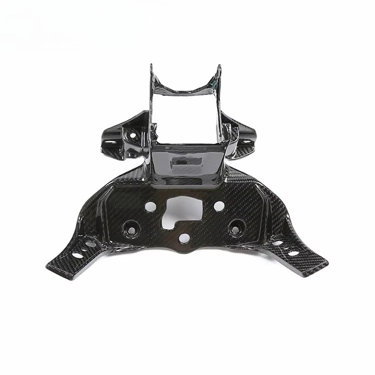 AKOSO 100% 3K Full Dry Carbon Motorcycle Headlight Bracket Headlamp Upper Stay Fairing for  S1000RR 2019-2022