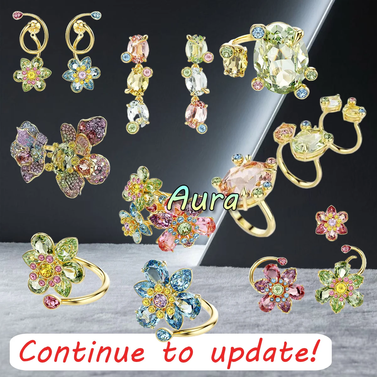 2025 New Best-selling Female Charm Ins European and American Style Charm Flower Jewelry Female Jewelry Set Suitable for Gifts