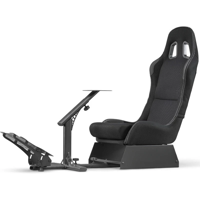 Evolution Sim Racing Cockpit | Comfortable Racing Simulator Cockpit | Compatible with All Steering Wheels & Pedals on The Market