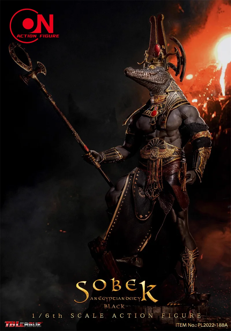 TBL PL2022-188 1/6 Antico Dei Egiziani Sobek Figura Modello 12 ''Soldato Action Doll Set Completo Giocattolo Da Collezione In Magazzino