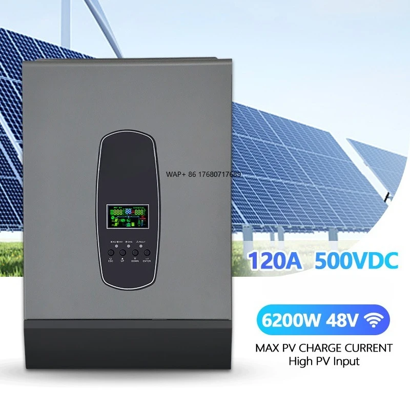 

Solar Energy Power Controller Inverter Mppt Solar Charge Controller 10.2kw 3kw 6.2KW 11kw Hibrido Ac Solar Inverter With Mppt