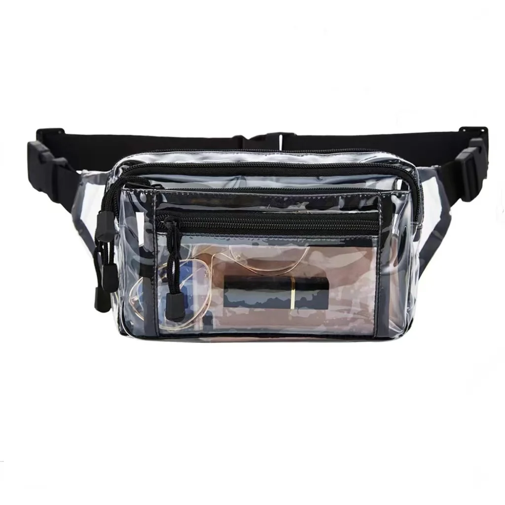 

2023 New Transparent PVC Beach Bag Waterproof Outdoor Storage Bag for Cellphone Sunglasses Earpods Makeup Organizer Diving Bags