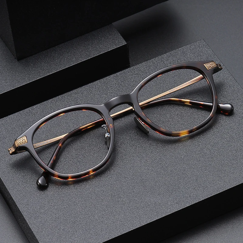 نظارات قراءة فاخرة من خلات التيتانيوم من Dsnietp مضادة للضوء الأزرق نظارات طبية بصرية فوتوكروميك نظارات مخصصة