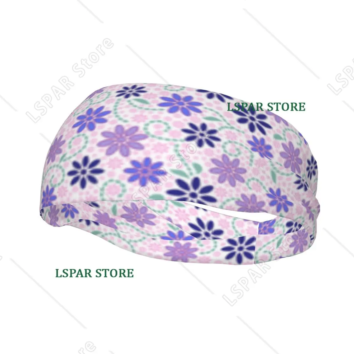

Headband Daisy Flowers Headwrap Hairband for Tennis Gym Fitness Headwear Hair Accessories