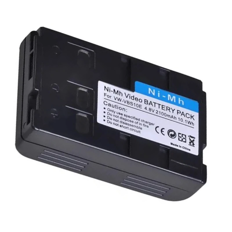 

VW-VBS10E VW-VBS10 Rechargeable Camera Battery for HHR-V211 VSB0200 P-V211 VW-VBS10E for NV-X100 NV-VX7A NV-VX9