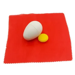 Silk To Egg (with Yolk) Magic Tricks Appear Egg Magia Close Up Stage Gimmick Props Funny Toys for Children Magia Profesional