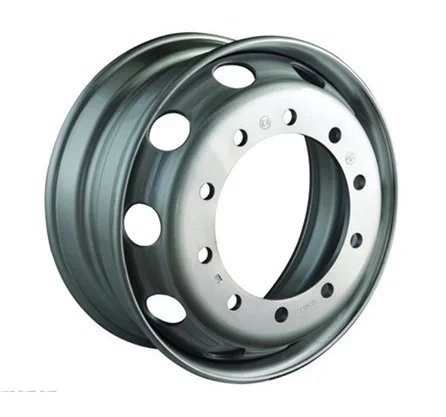 Price aluminum truck car wheels rims for semi traielr 8 Holes and 10 Holes 22.5*8.25 Tubeless Steel Truck Wheel Rims