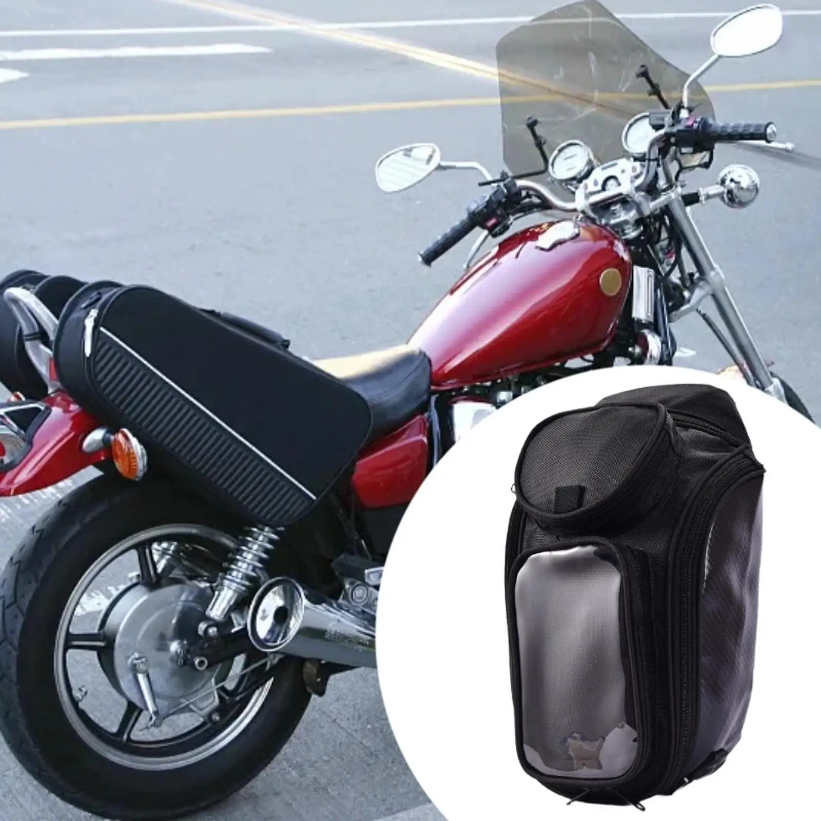 Motorcycle Tank Bag Riding Bag Universal Large Capacity Canvas Practical