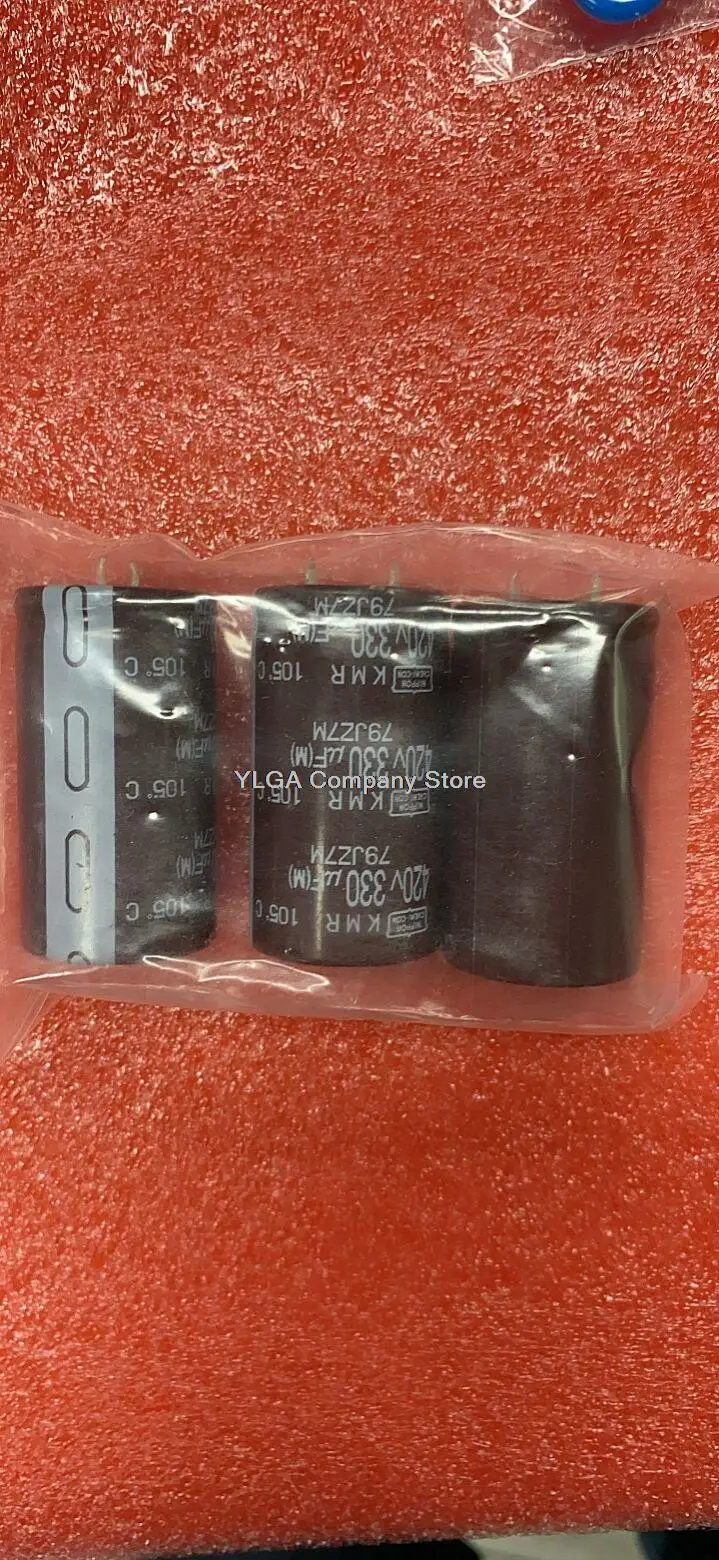 420V330UF 420V can replace 450V330UF new original inverter welding machine electrolytic capacitor 25 * 45  2PCS