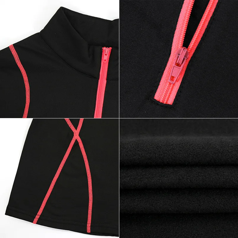 Winter Women's Thermal Underwear Sets High-collar Winter Fast Dry Long Johns Thermo Underwear Women Shirt Female Warm Clothes