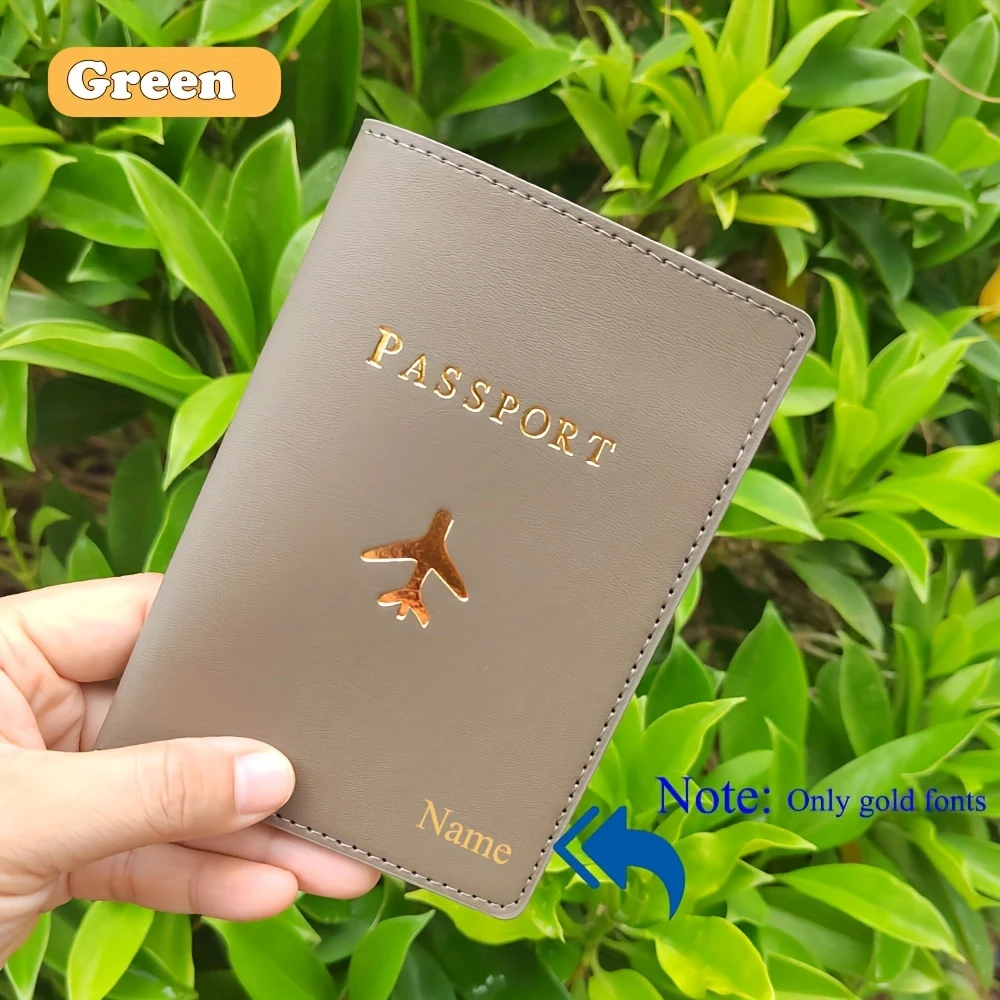 

Custom-name passport holder doubles as travel wallet & ticket case for all genders, versatile travel accessory