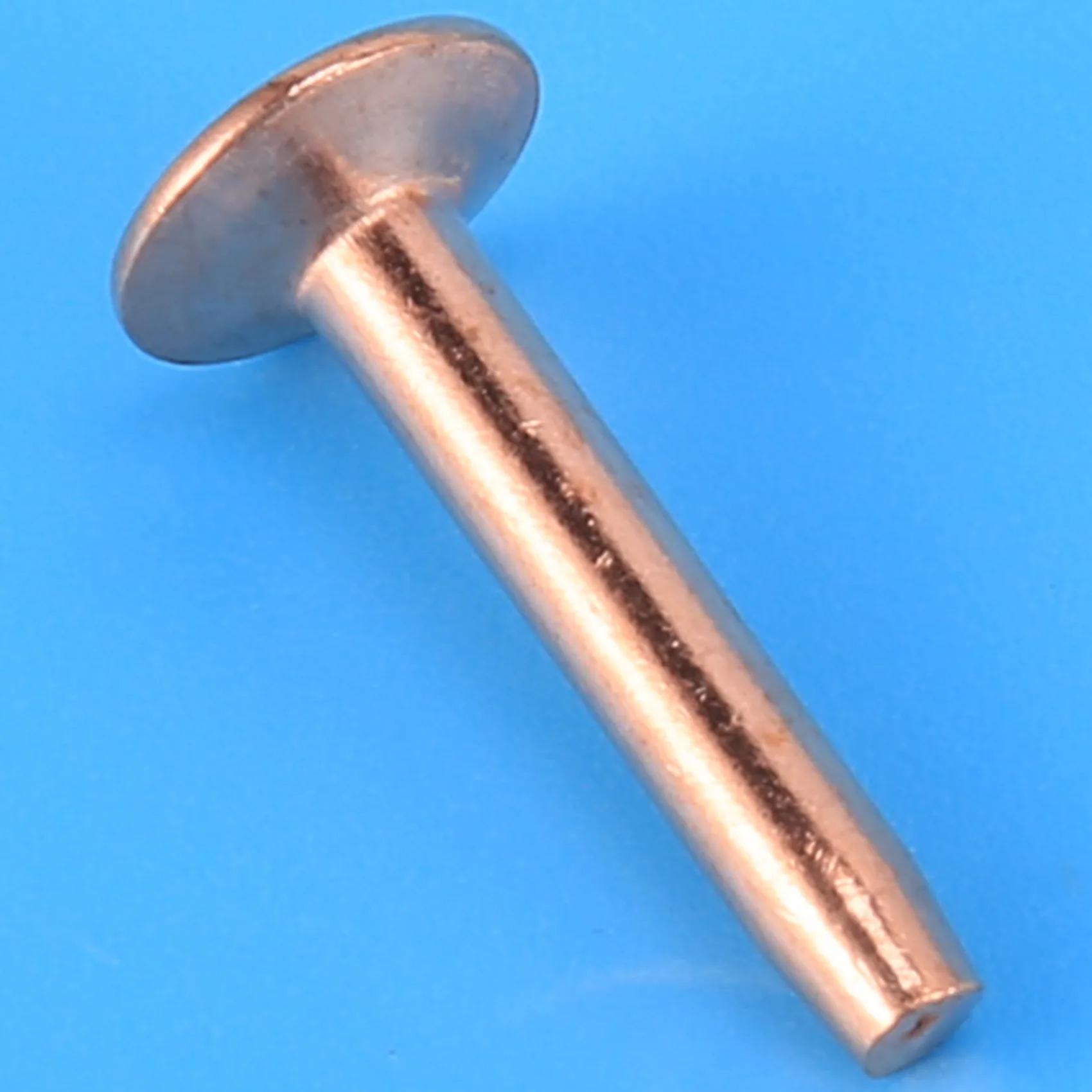 

YFYS 25 Sets Copper Rivet Burrs Washer, Long Leather Copper Rivet Fastener,For Wallets Leather DIY Craft Supplies