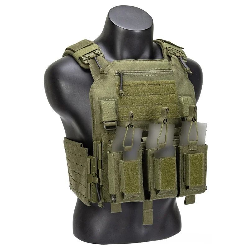 

Tactical Single/Triple Molle Open-Top Triple Magazine Pouch Rifle Carrier Mag Pouch Holster for M4 M14 M16 AK Airsoft Gear