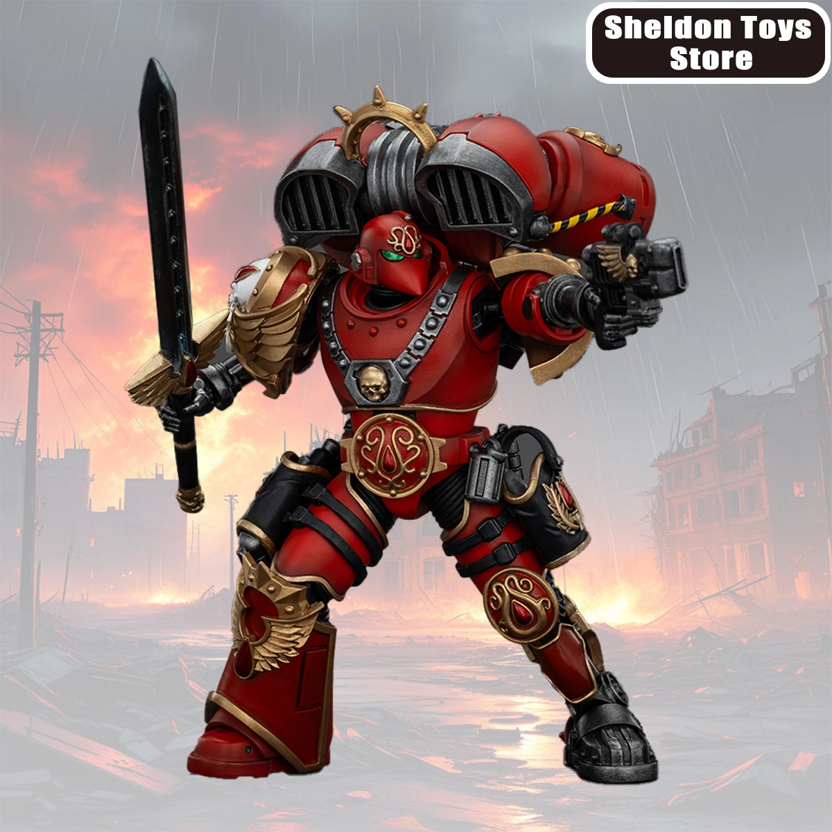 

Warhammer 40K Dominion Zephon Action Figure Blood Angels JOYTOY Toys Dominion Zephon Model Dolls Movable Warhammer Chess Pieces