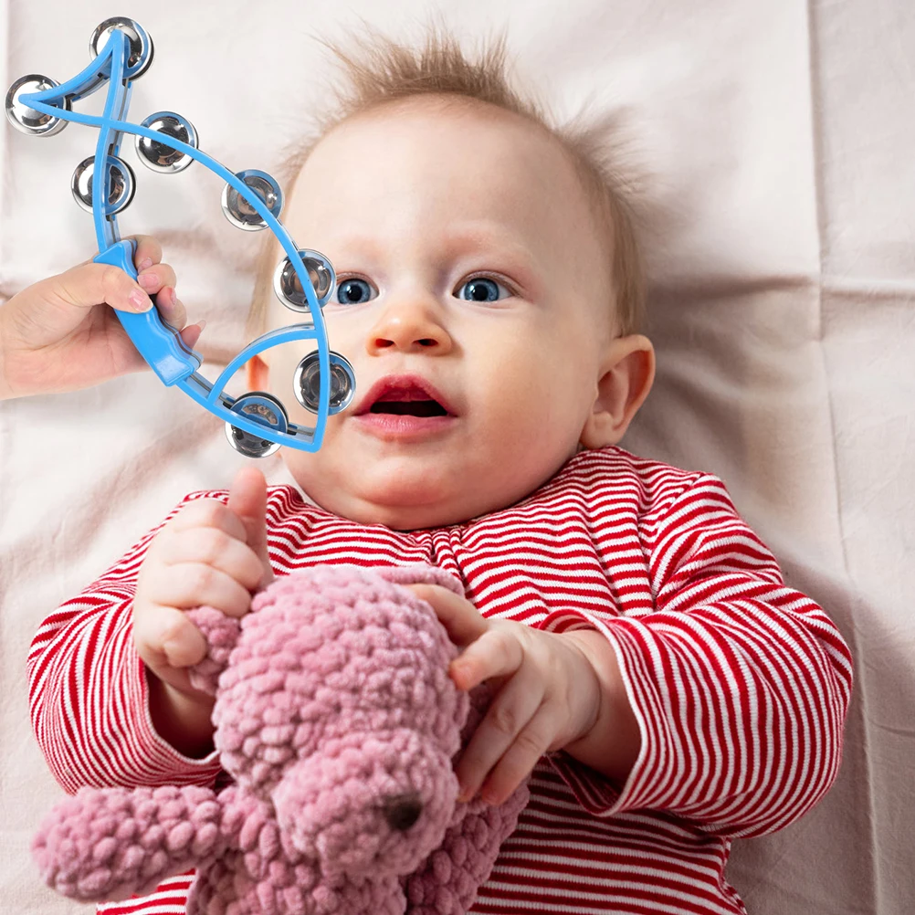 

4 Pcs Hand-ring Musical Instrument Baby Instruments Kid Bell Toy Fish Shape Held Percussion Child