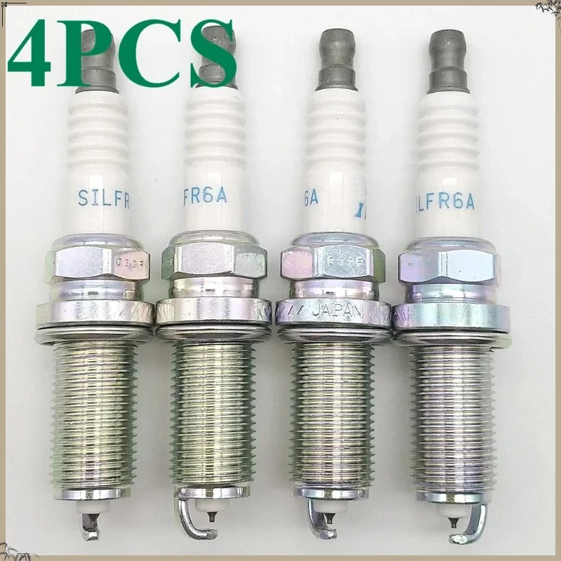 

4pcs 22401-AA670 SILFR6A Spark Plugs - Genuine Iridium, Fits Subaru 2.5L - 3.6L (Forester/Impreza/WRX etc.)