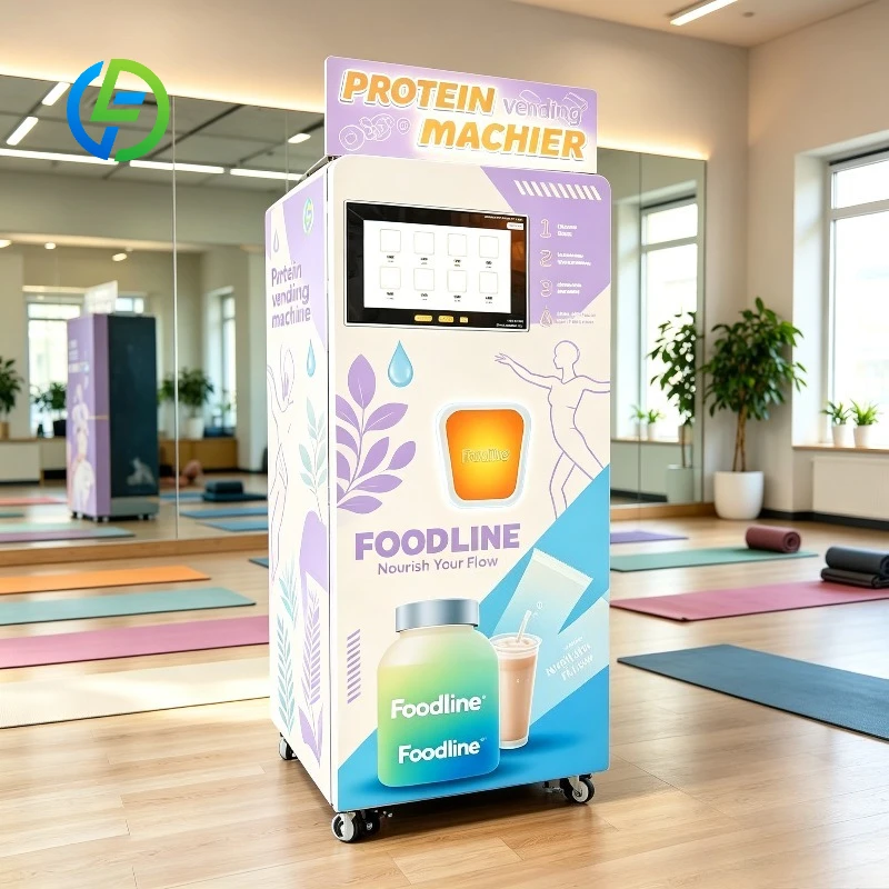 FL Customized 24/7 Self-Service 28L Protein Shake Vending Machine 32