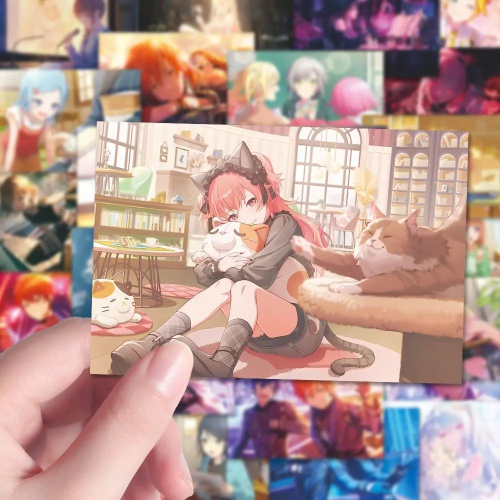 

63 шт. аниме проект Sekai Tenma Tsukasa водостойкий DIY телефон ноутбук чемодан гитара чашка ноутбука мультяшные наклейки детский подарок