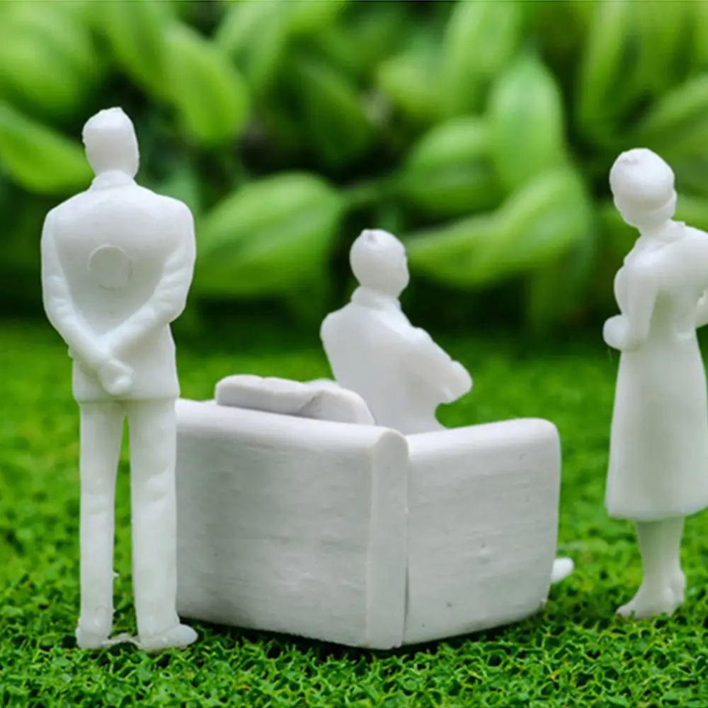 200 قطعة 1:100/150/200/300 مقياس الإنسان مقياس اليدوية مقياس نموذج النماذج المعمارية الأبيض مصغرة أرقام الناس أرقام #4