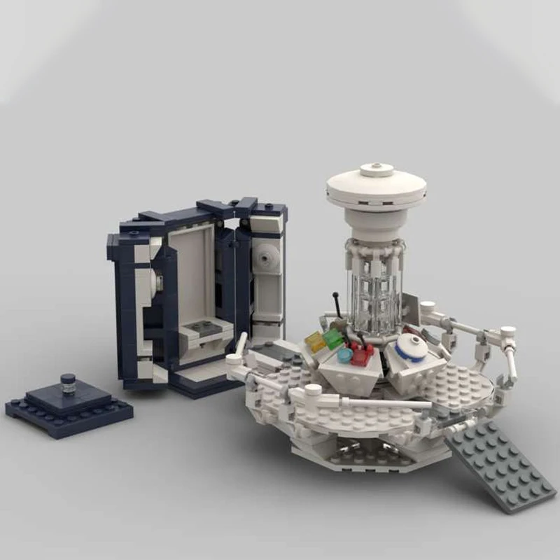 

495PCS MOC Creative Model Tardis Collectible Display DIY Building Blocks Home Decor Gift Showcase Building Blocks Display Gift