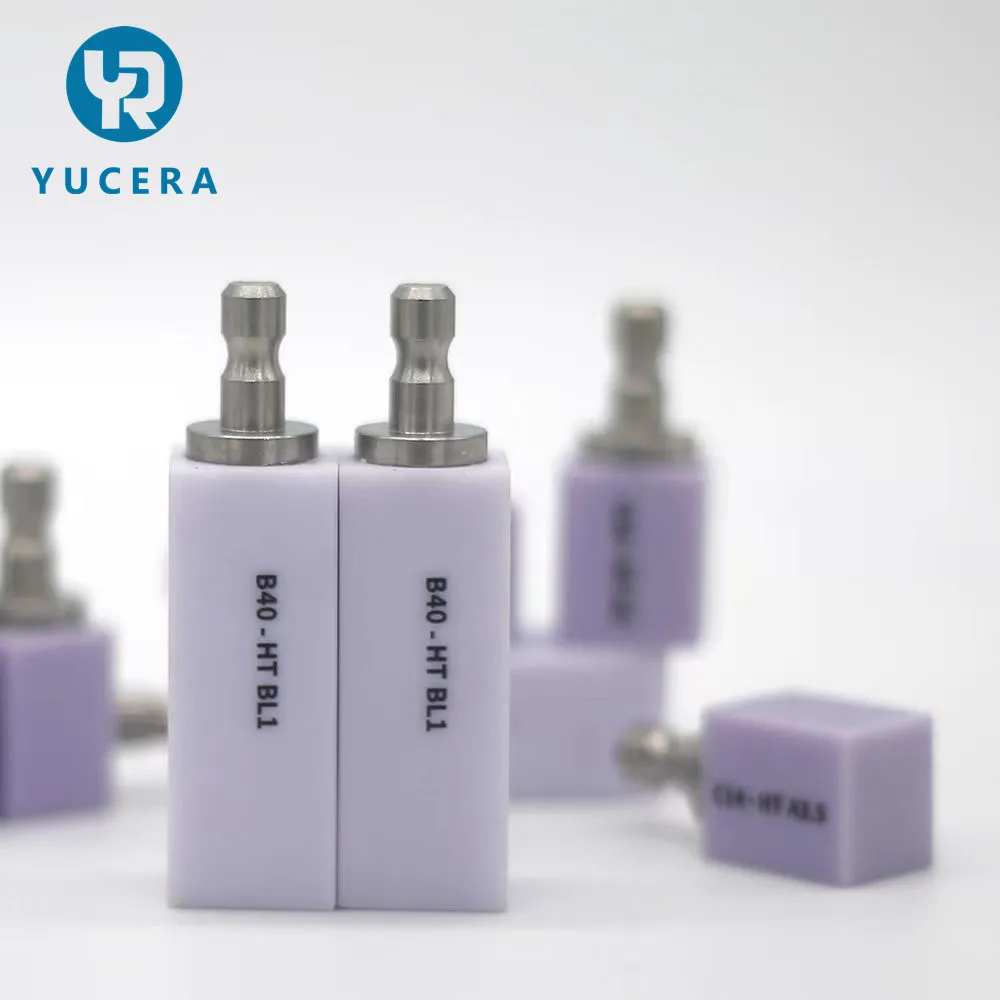 Yucera popular HT B40 Lithium Disilicate for Dental veneer and crown materials