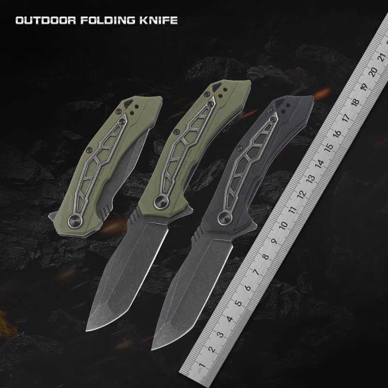 

Portable 1376 Folding Camping Pocket Outdoor Knife D2 Blade Nylon Glass Fiber Hunting Survival Tactical Knives Utility EDC Tools