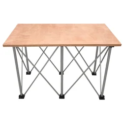 Banco de trabajo portátil de aleación de aluminio, soporte telescópico rápido de 4/6 patas, mesa plegable multifuncional, aplicable al funcionamiento de vidrio de pizarra