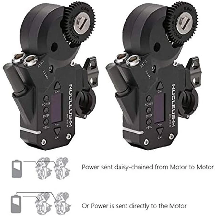 Tilta Nucleus-M Brushless Wireless Follow Focus Motor - High Torque, Low Noise, Compatible with Nucleus-Nano/Moza