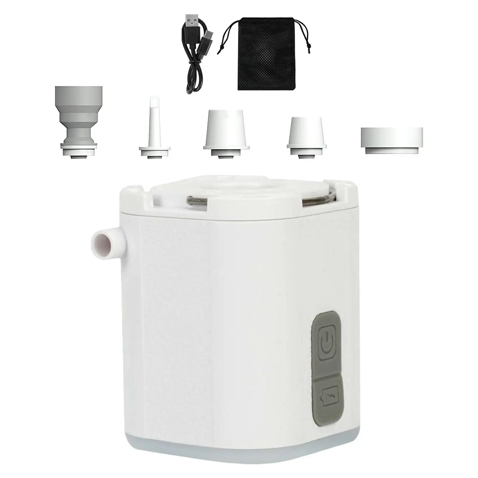 

Small Air Pump Rechargeable Air Pump for Swimming Ring Sleeping Pad Air Bed