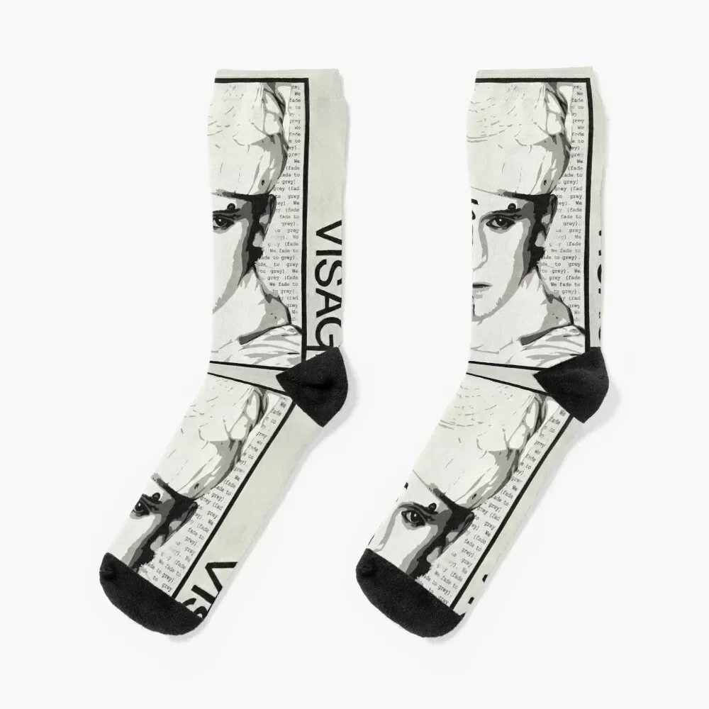 

Visage (Steve Strange) - Fade to Grey Socks Wholesale cool designer brand Socks For Men Women's